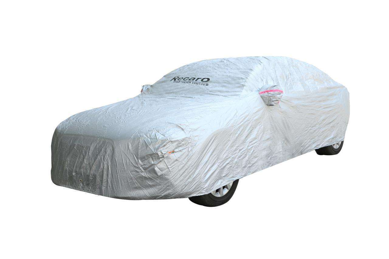 Recaro Car Body Cover Silver Polo Series For Maruti Suzuki Swift 2004 - 2010