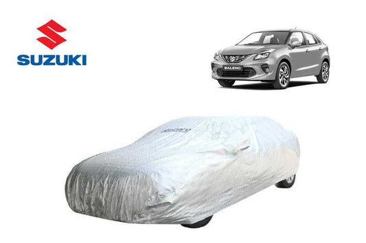 Recaro Car Body Cover Spyro Silver Maruti Suzuki Baleno With Antenna Pocket : Waterproof