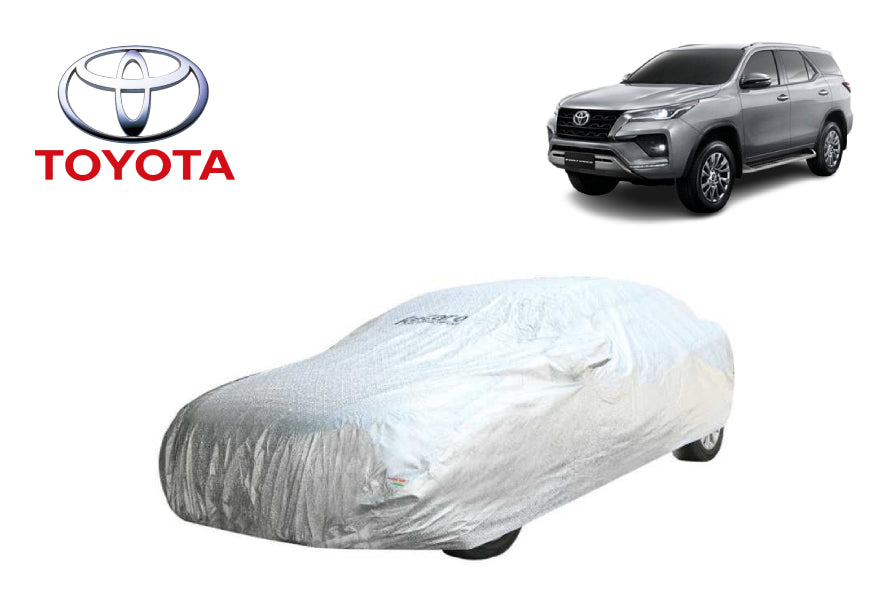 Recaro Car Body Cover Spyro Silver Toyota Fortuner 2021 - 2023 : Waterproof