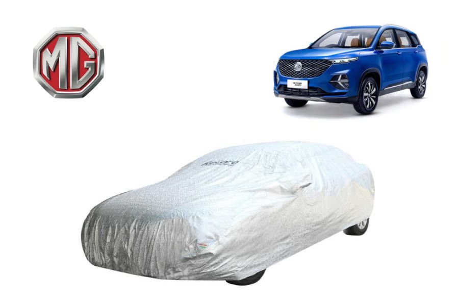 Recaro Car Body Cover Spyro Silver MG Hector Plus 6 Seater : Waterproof