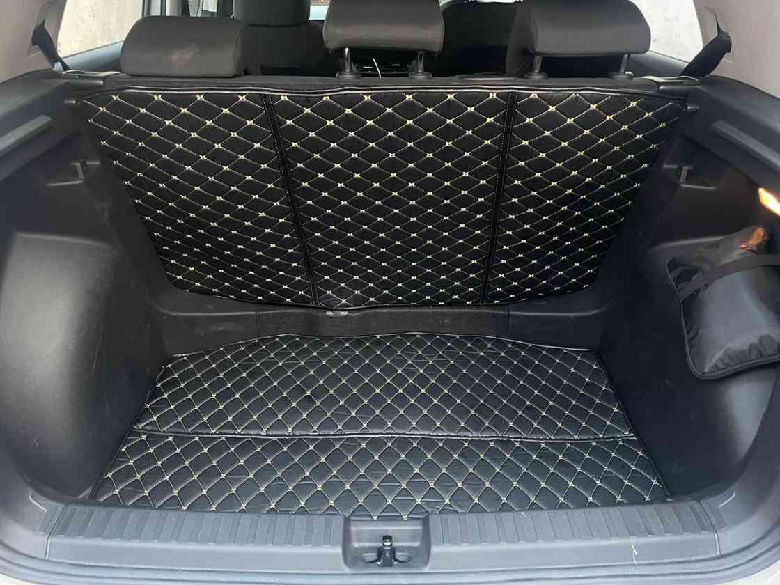 driveXtras Car Boot Mat For Skoda Kushaq : Diamond Series