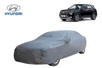 Recaro Car Body Cover Spyro Grey Hyundai Creta 2020 - 2022 : Waterproof