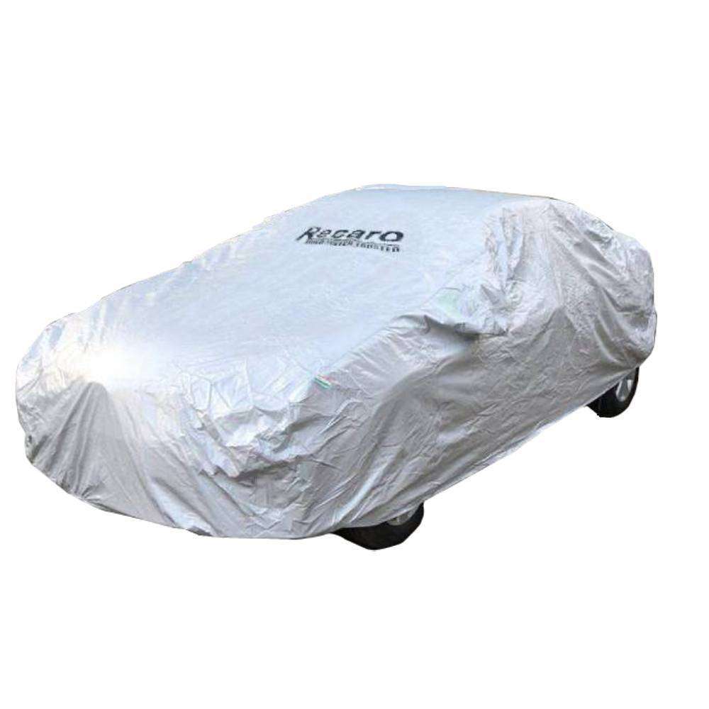 Recaro Car Body Cover Silver Polo Series For Maruti Suzuki Swift 2011 - 2014 With Antenna Pocket