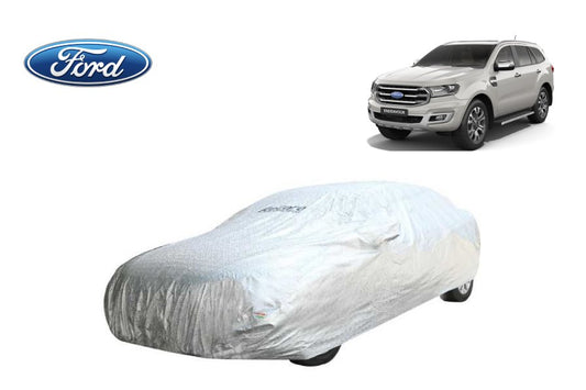 Recaro Car Body Cover Spyro Silver Ford Endeavour 2016 - 2021 With Antenna Pocket : Waterproof