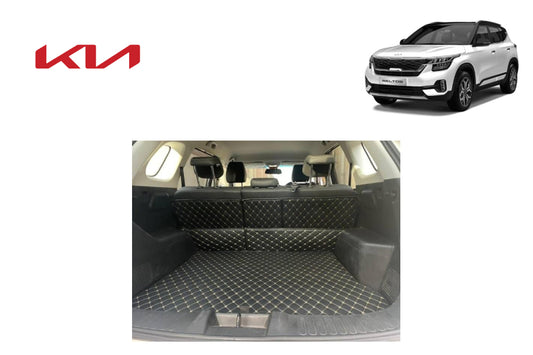 driveXtras Car Boot Mat For Kia Seltos : Diamond Series