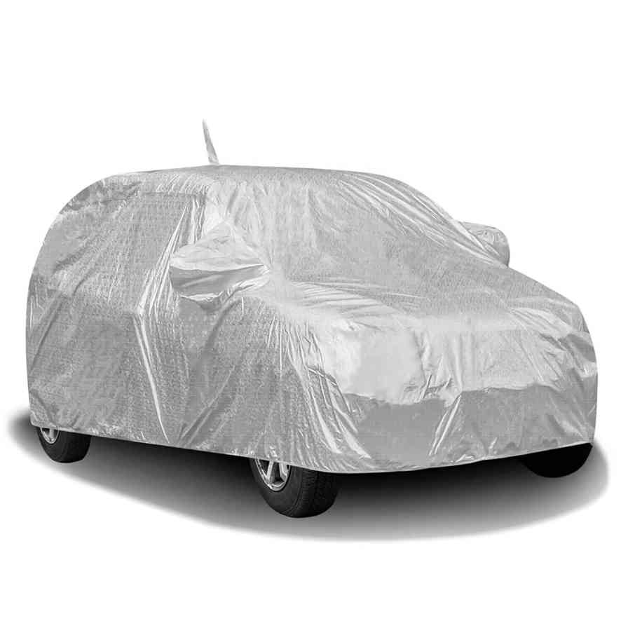 Recaro Car Body Cover Spyro Silver Volkswagen Polo 2009 - 2013 With Antenna Pocket : Waterproof