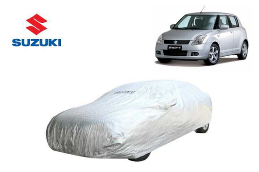 Recaro Car Body Cover Spyro Silver Maruti Suzuki Swift 2004 - 2010 : Waterproof