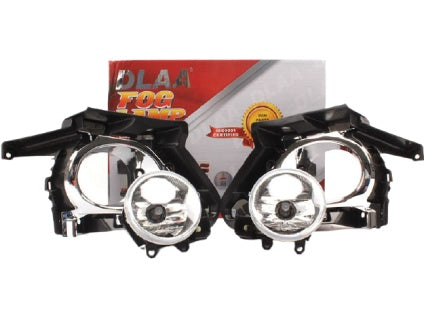 DLAA Fog Lamps Set For Toyota Innova Crysta 2018 - 2020 Aluminium Metal Body