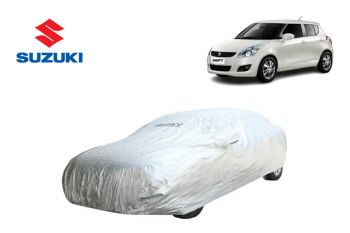 Recaro Car Body Cover | Spyro Silver | Maruti Suzuki Swift (2015 - 2017)With Antenna Pocket : Waterproof