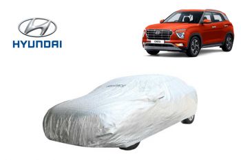 Recaro Car Body Cover Spyro Silver Hyundai Creta 2020 - 2022 : Waterproof