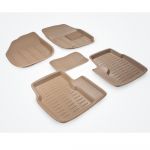 driveXtras 3D Car Mats For Honda City 2017 - 2019 (Beige)