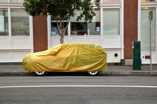 Recaro Car Body Cover | Spyro Gold | Mahindra XUV 400 With Antenna Pocket: Waterproof